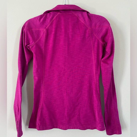 UnderArmour Fuchsia 1/4 Zip Long Sleeve Pullover - Picture 3 of 6